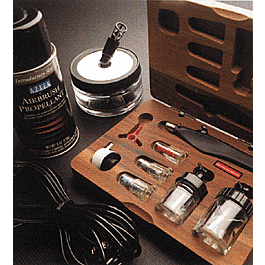 Professional Airbrush Set -- Includes Wooden Storage Case
