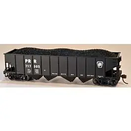 PRR H-21a 4-Bay Hopper - Kit -- Pennsylvania Railroad 717302 (black, Keystone Only)