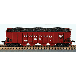 PRR H-21a 4-Bay Hopper -- Pennsylvania Railroad (Shadow Keystone Herald)