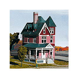 The Queen Anne - Victorian Home -- 2-7/64 x 3" 5.2 x 7.5cm