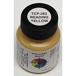 Railroad Color Acrylic Paints - 1oz29.6mL -- Reading Yellow