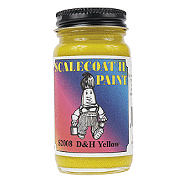 Scalecoat II Railroad Paint - 2oz59.1mL -- Delaware & Hudson Yellow