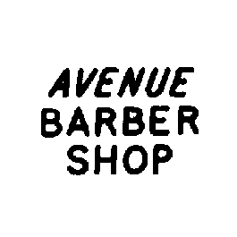 Single-Flash Neon Sign -- Avenue Barber Shop Small