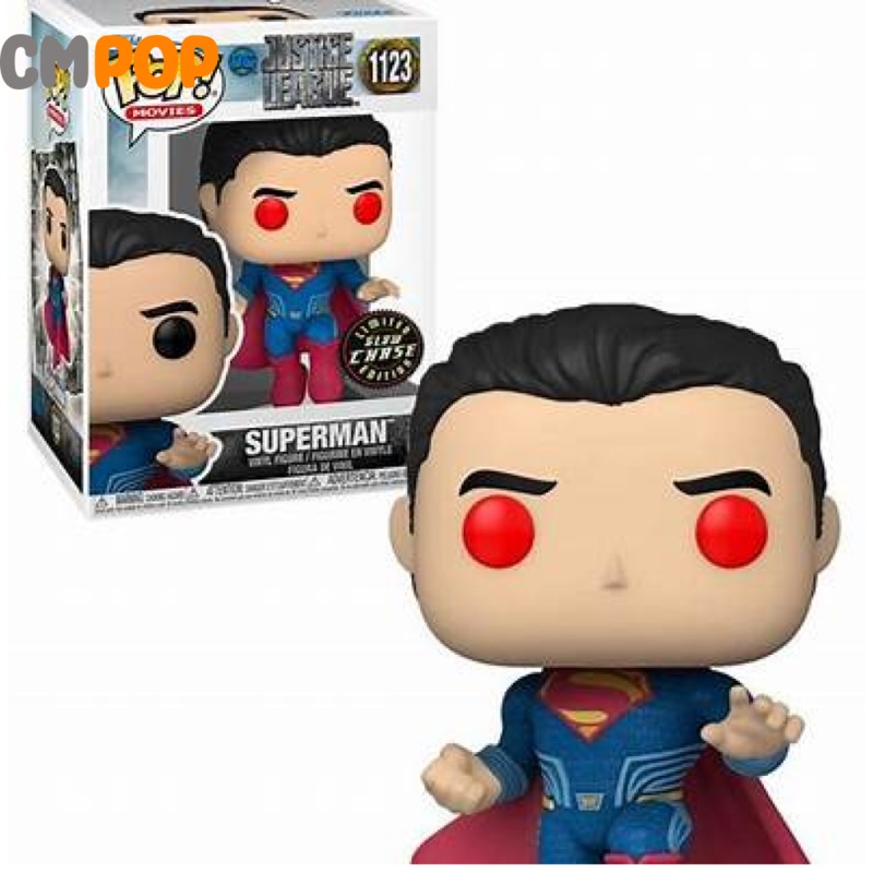 Superman Chase - #1123 - Funko Pop! - Justice League - DC - Chase Edition Exclusive
