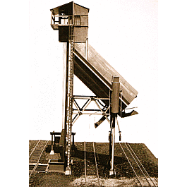 T.W. Snow Coaling Tower w/Interior -- Super Kit - 7 x 2 x 9-3/4"