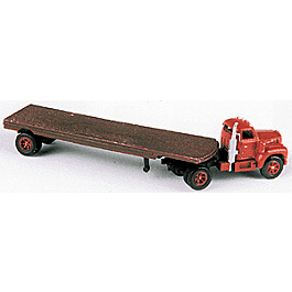 Tractor/Trailer Mack -- Model B w/Flat Bed