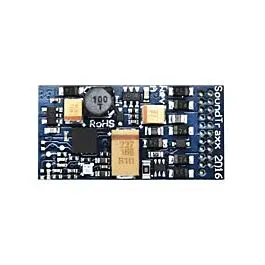 TSU-21PNEM Digital Sound & Control Decoder - Tsunami2 -- Steam Sounds 1-3/16 x 5/8 x 1/4"30.5 x 15.5 x 6.5mm