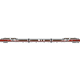 TurboTrain Set - Diesel Passenger -- Amtrak - Early: PDC-28 #50, PDC-29 #51, IC-29 #71