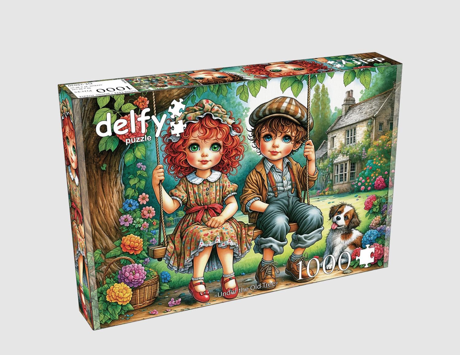 Under The Old Tree - 1000pc Jigsaw Puzzle by Delfy