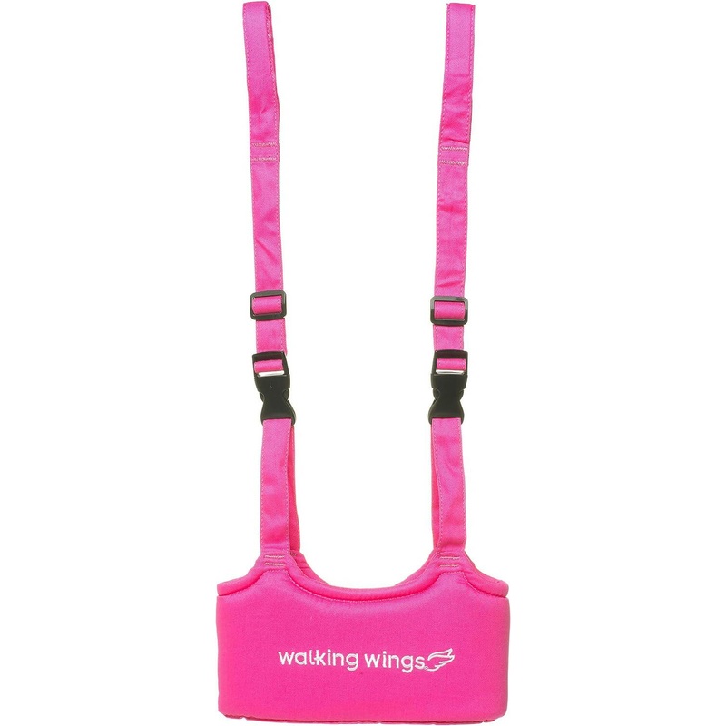 UpSpring Baby Walking Wings Learning to Walk Assistant and Toddler Harness, Pink