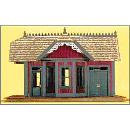 Victorian Train Station -- 11-3/8 x 17-1/8 x 12-7/8"28.4 x 42.8 x 32.1cm