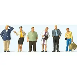 Waiting Train Travelers -- pkg(6)
