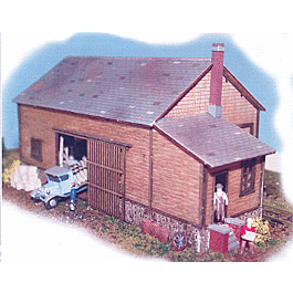 Waterville Freight House -- Kit - 9 x 4-1/2 x 4-1/2"22.9 x 11.4 x 11.4cm