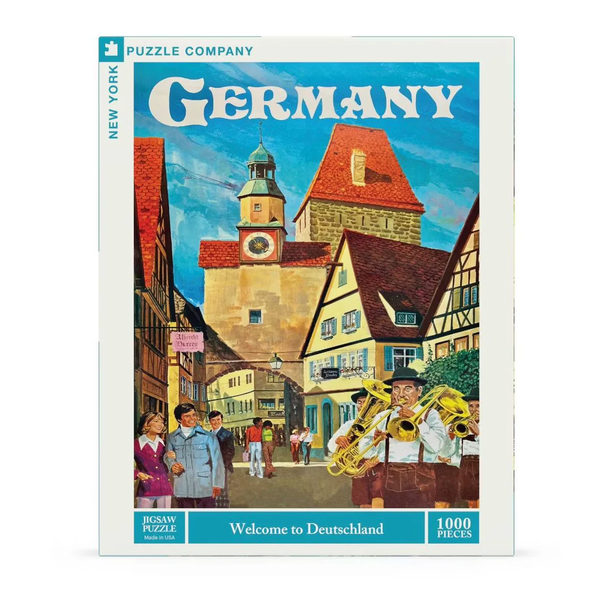 Welcome to Deutschland - 1000pc Jigsaw Puzzle by New York Puzzle Co