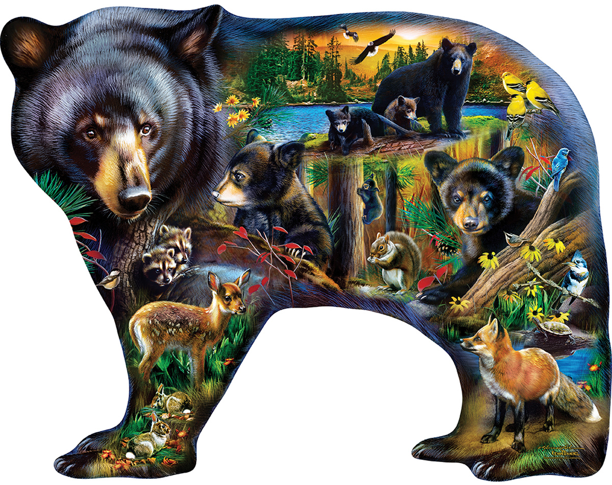 Wildlife of the Woods - Scratch and Dent - 1000pc Jigsaw Puzzle by MasterPieces Learn More