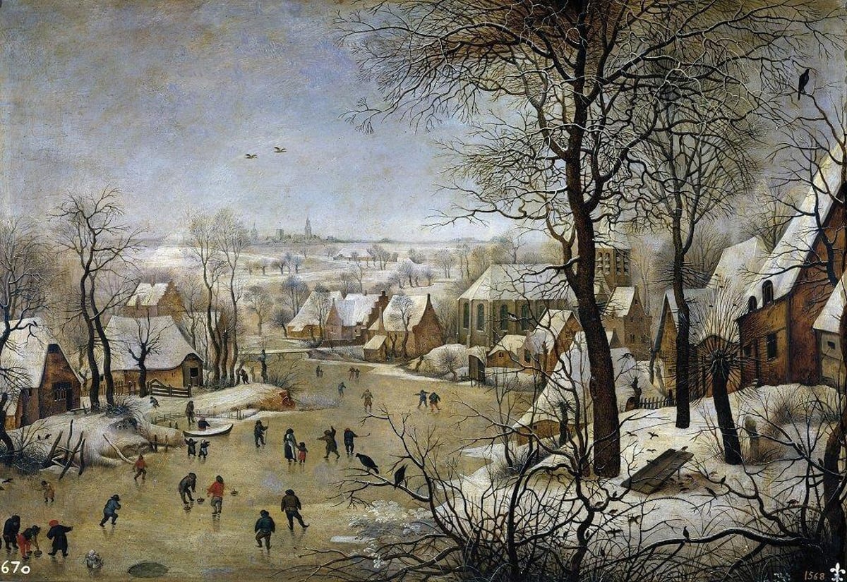 Winter Landscape with a Bird Trap - Scratch and Dent - 1000pc Jigsaw Puzzle by All Jigsaw Puzzles Learn More