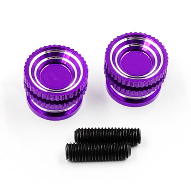 Yeah Racing YA-0762PP Aluminum M3 Twist Nut Purple
