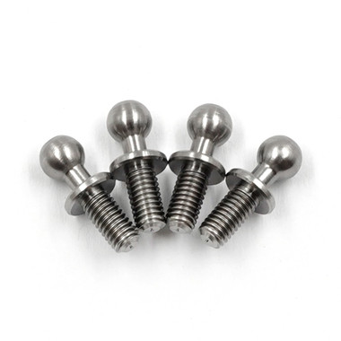 Yeah Racing YA-0770SV High Precision 64 Titanium Ball Stud 4.3mm x 6mm (4Pcs)