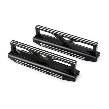 Yeah Racing YT-0235BK Aluminum Chassis Droop Gauge Block Pair (20mm) for 1:8 Onroad RC