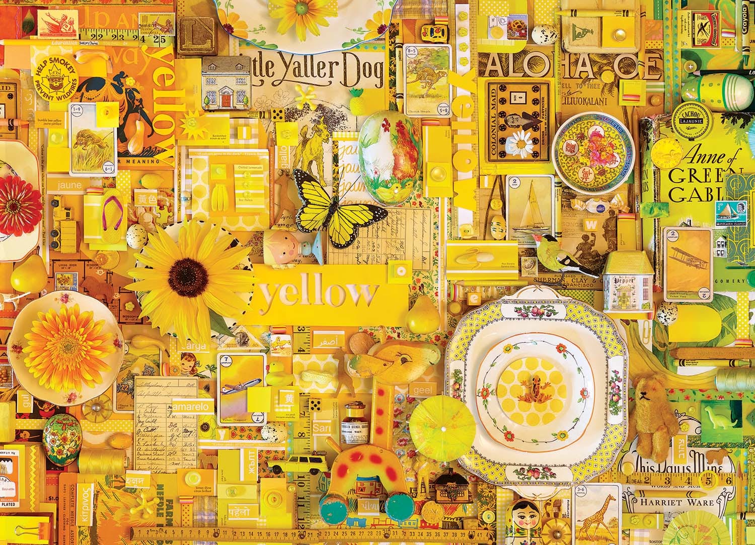 Yellow - 1000pc Jigsaw Puzzle by Cobble Hill