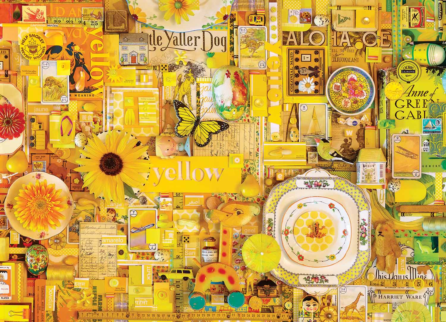 Yellow - Scratch and Dent - 1000pc Jigsaw Puzzle by Cobble Hill  Learn More