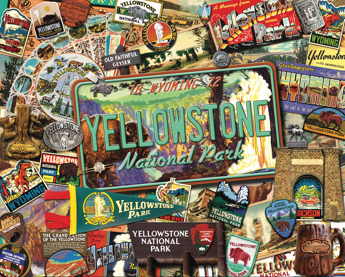 Yellowstone    - 1000pc Jigsaw Puzzle by Hart Puzzles