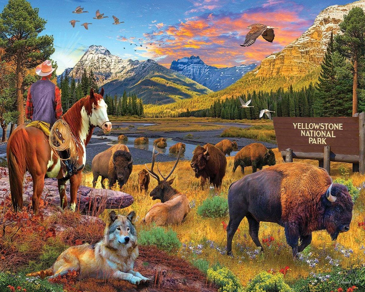 Yellowstone - 1000pc Jigsaw Puzzle by White Mountain