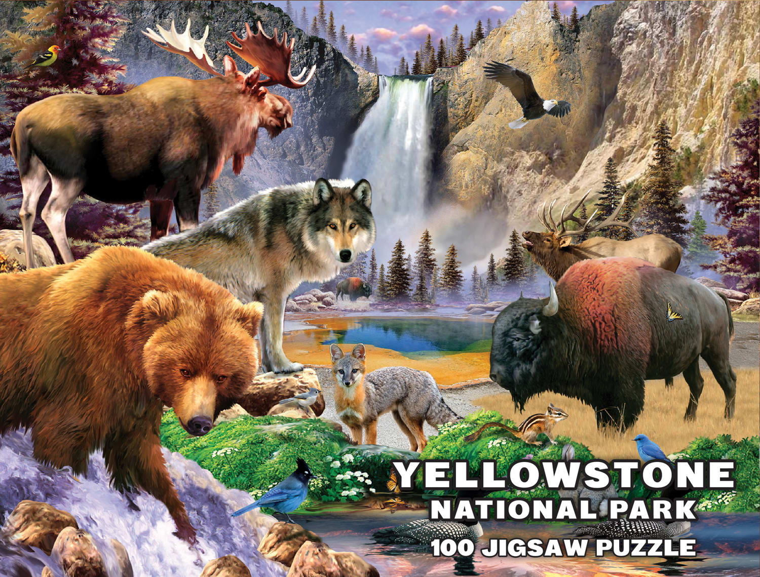 Yellowstone National Park - 100pc Jigsaw Puzzle by MasterPieces