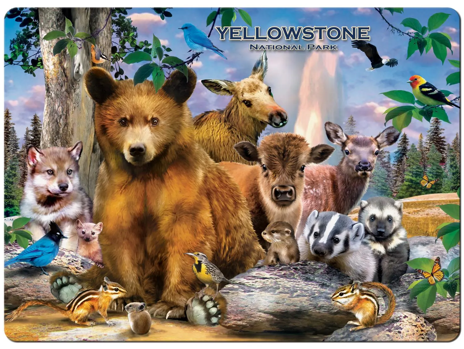 Yellowstone National Park - 48pc Jigsaw Puzzle by MasterPieces