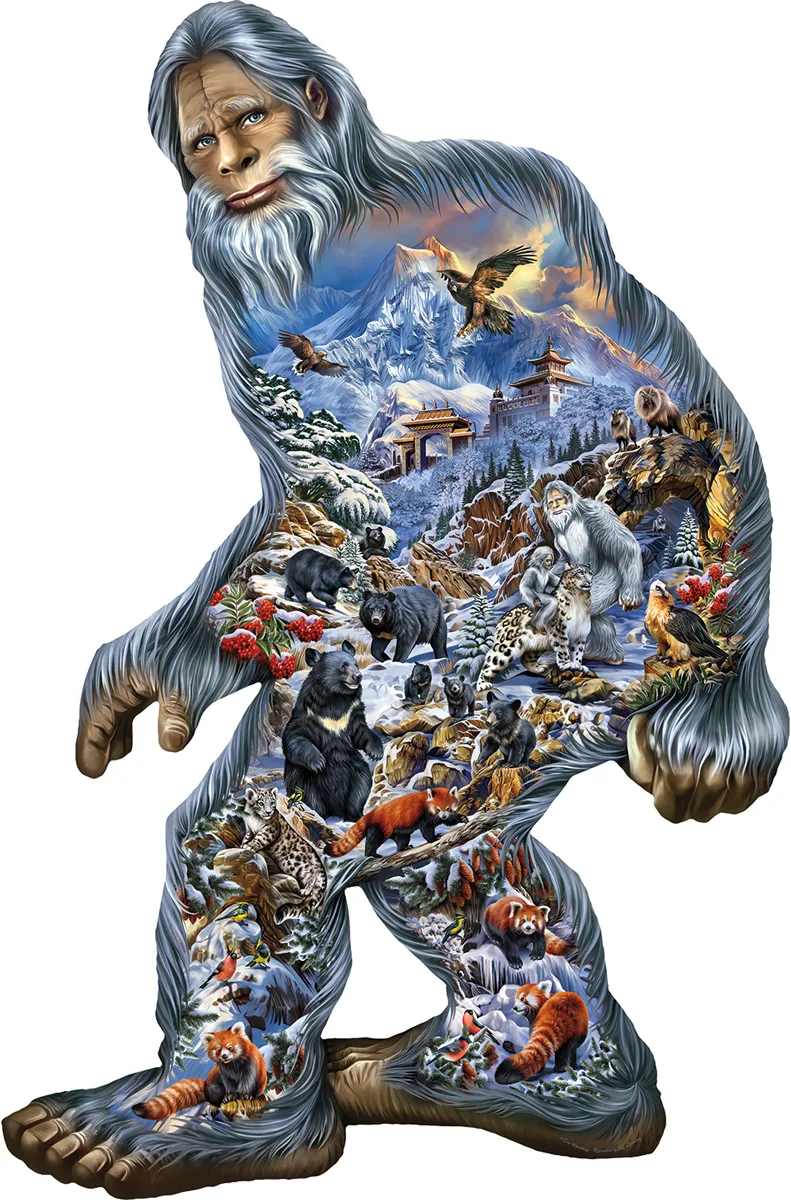 Yeti - Scratch and Dent - 850pc Jigsaw Puzzle by SunsOut  Learn More