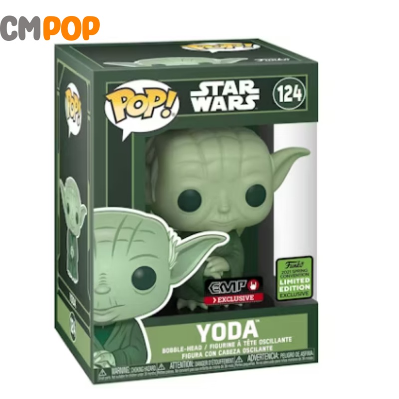 Yoda - #124 - Funko Pop! - Star Wars - 2021 Spring Con Limited Edition - EMP Exclusive