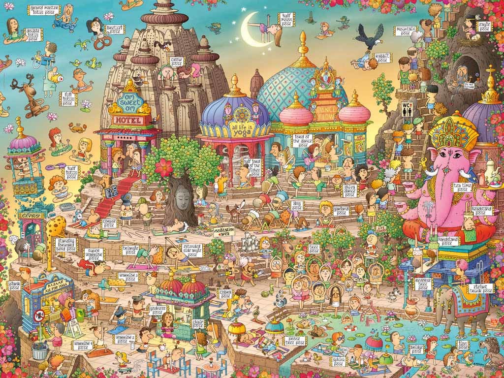 Yogaland - 1500pc Jigsaw Puzzle by Heye