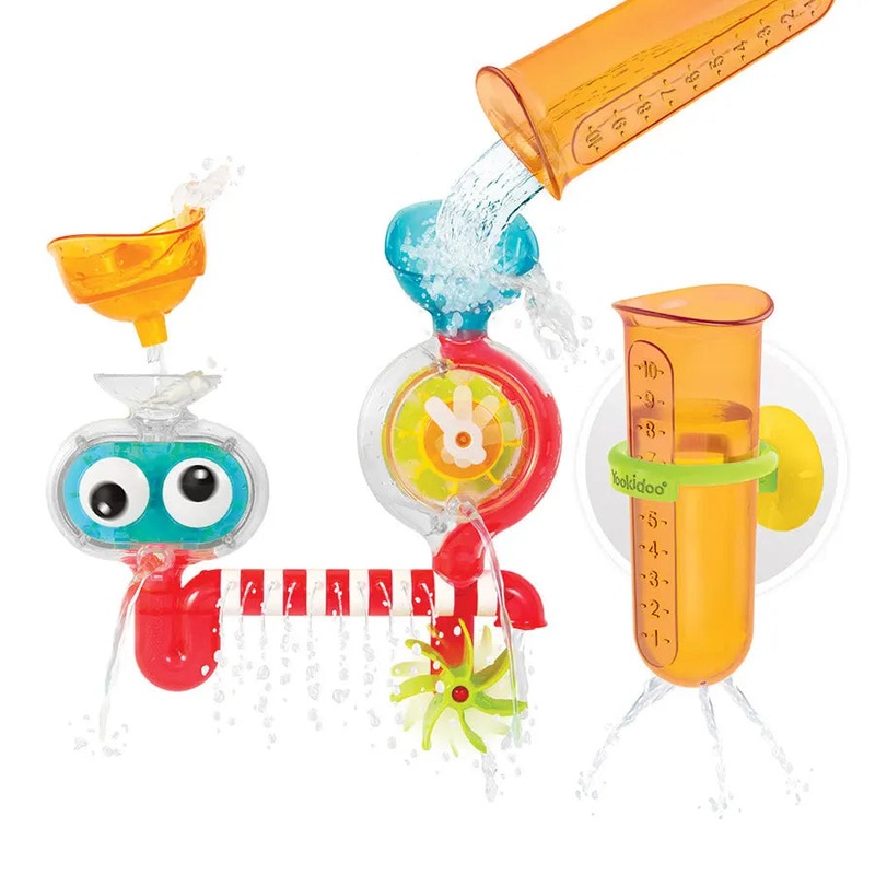 Yookidoo Spin 'N' Sprinkle Water Lab - Transparent