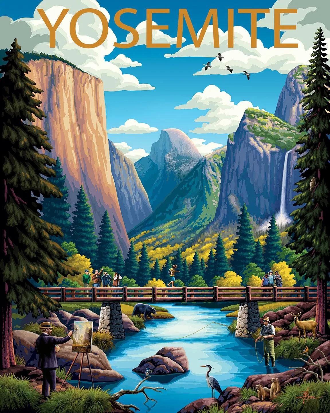 Yosemite - 500pc Jigsaw Puzzle by Boardwalk Puzzle Company