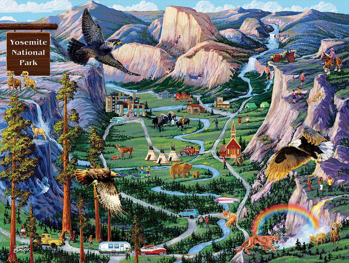 Yosemite Adventures - 500pc Jigsaw Puzzle by SunsOut