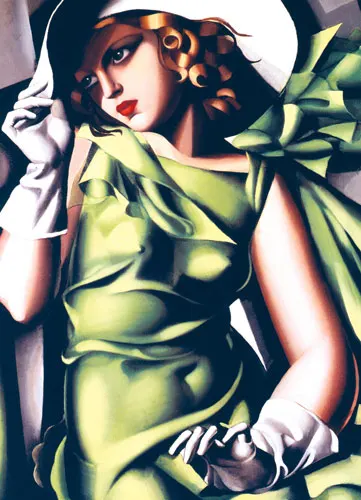 Young Girl in Green - 1000pc Jigsaw Puzzle by Eurographics