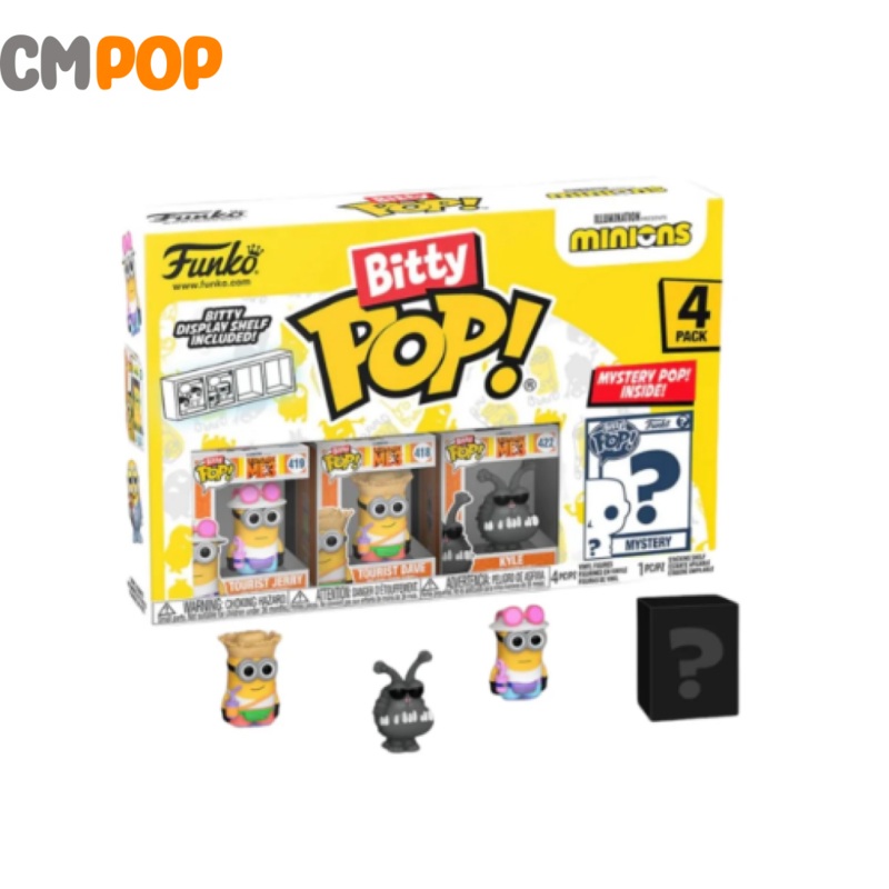 Young Gru 4 Pack Bitty Funko Pop! - Minions - Chance Of Chase - Bitty Pop