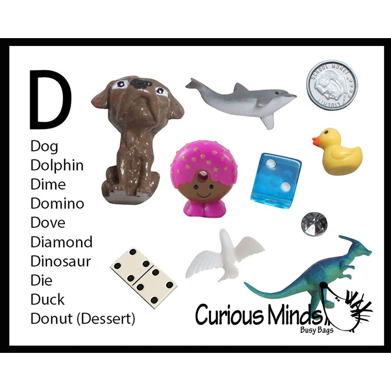 z ALPHABET OBJECTS BY LETTER D