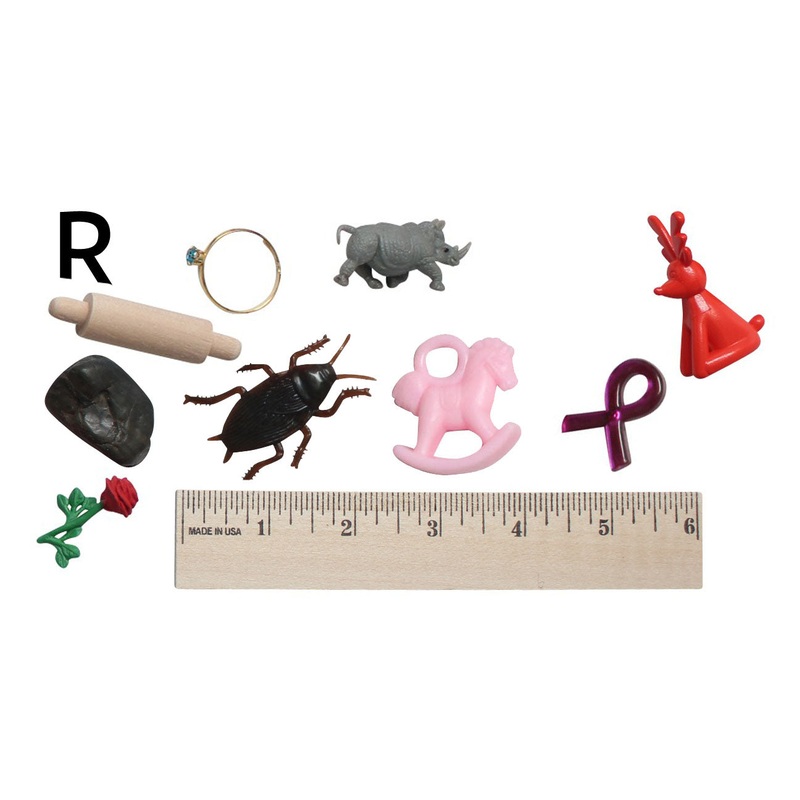 z ALPHABET OBJECTS BY LETTER R