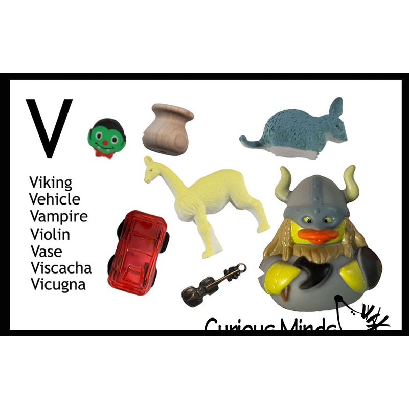 z ALPHABET OBJECTS BY LETTER V