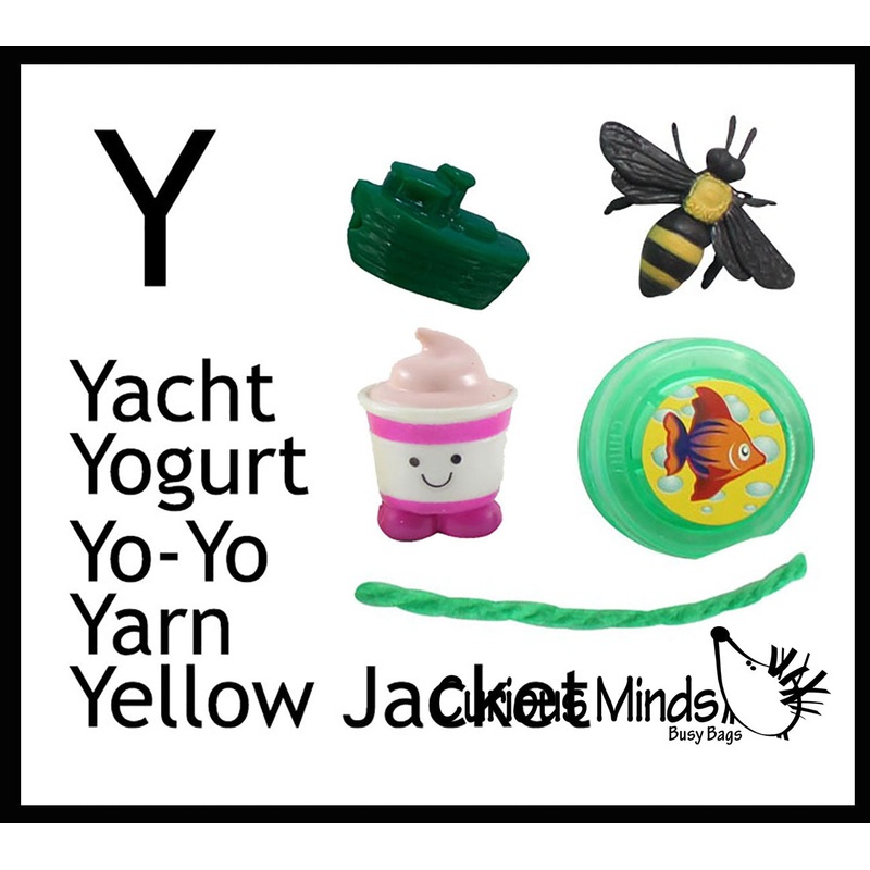 z ALPHABET OBJECTS BY LETTER Y
