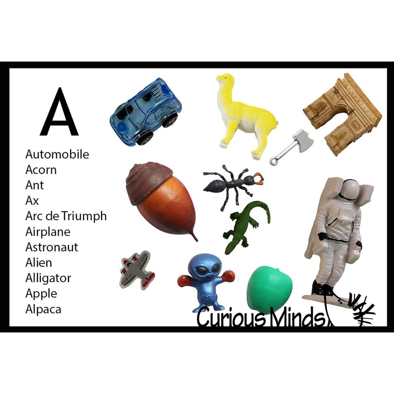 z ALPHABET OBJECTS BY LETTER A