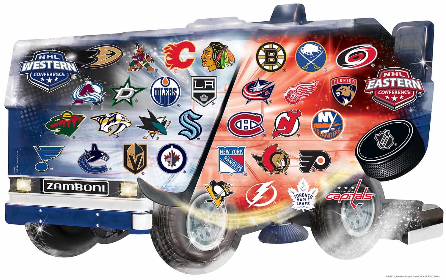 Zamboni - Scratch and Dent - 500pc Jigsaw Puzzle by MasterPieces  Learn More