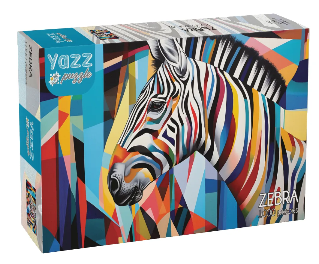 Zebra - 1000pc Jigsaw Puzzle by Yazz