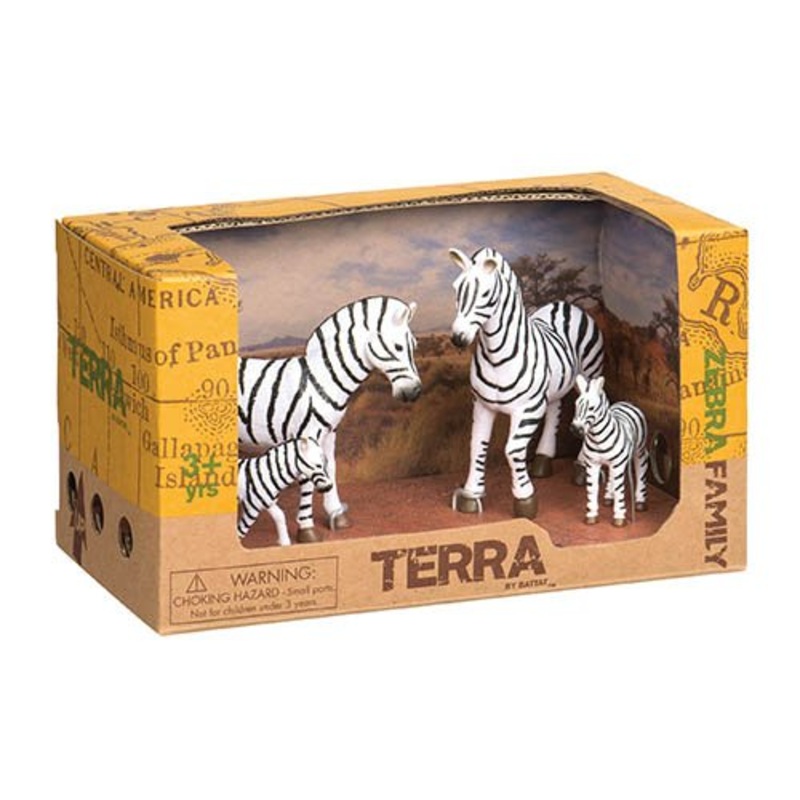 Zebra Family Playset