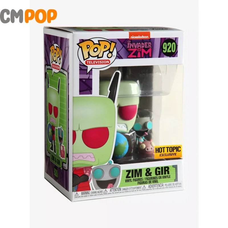 Zim & Gir - #920 - Funko Pop! - Television - Invader Zim - Hot Topic Exclusive