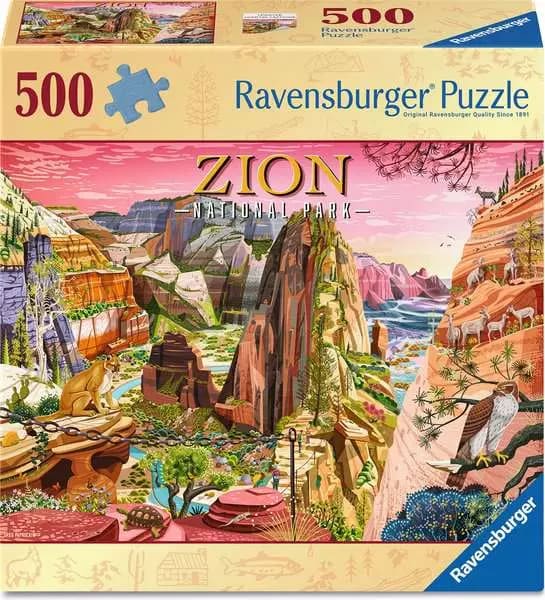 Zion National Park - 500pc Jigsaw Puzzle by Ravensburger