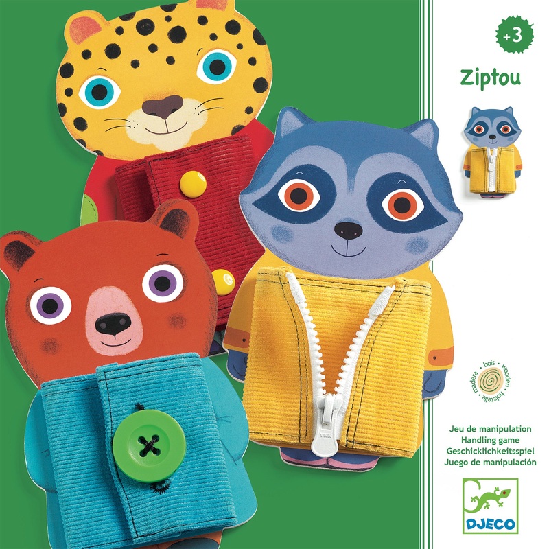 Ziptou Zipping, Snapping, & Buttoning Activity