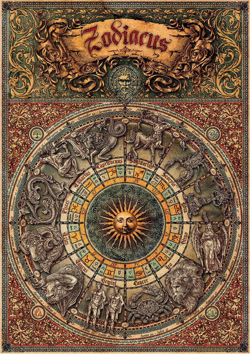 Zodiac - 1000pc Jigsaw Puzzle by Educa