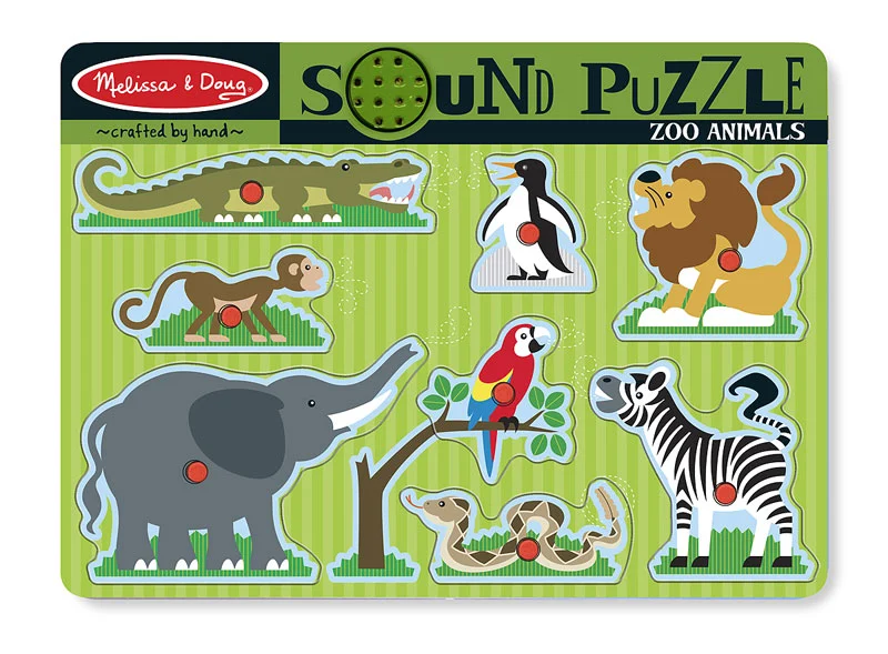 Zoo Animals - 8pc Jigsaw Puzzle by Melissa and Doug